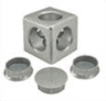 FATH 3D cube connector, 40 x 40 x 40mm, slot size 8 - Part # 093WW406N08 FATH 3D cube connector, 40 x 40 x 40mm, slot size 8 - Part # 093WW406N08