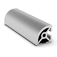 TSLOTS 1012-S 1" x 1" Quarter Round .26" tslot Aluminum Framing Profile TSLOTS 1012-S 1" x 1" Quarter Round .26" tslot Aluminum Framing Profile