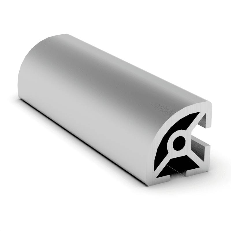 TSLOTS 1012-S 1" x 1" Quarter Round .26" tslot Aluminum Framing Profile TSLOTS 1012-S 1" x 1" Quarter Round .26" tslot Aluminum Framing Profile