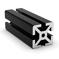 TSLOTS 1515-S-Black 1.5" x 1.5" Black Anodize .32" tslot Aluminum Framing Profile TSLOTS 1515-S-Black 1.5" x 1.5" Black Anodize .32" tslot Aluminum Framing Profile