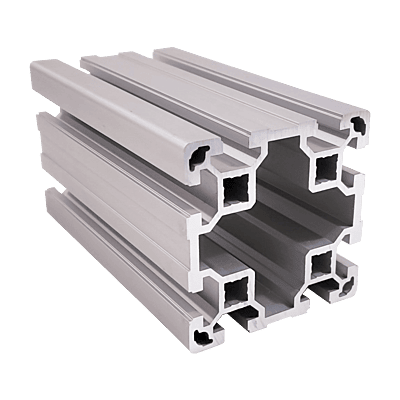 TSLOTS 80mm x 80mm Light 10mm tslot Aluminum Framing Profile