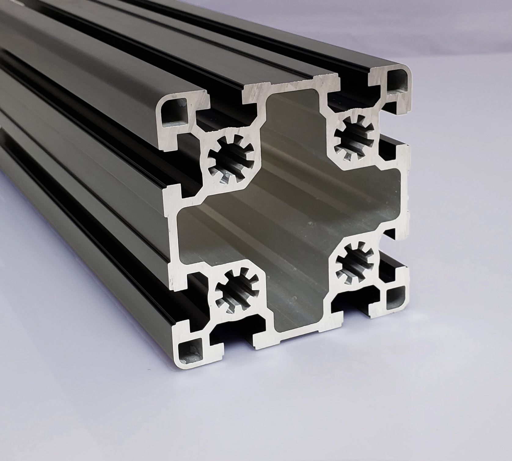 TSLOTS 45-9090-Black 90mm x 90mm Light Black 10mm tslot Aluminum Framing Profile TSLOTS 45-9090-Black 90mm x 90mm Light Black 10mm tslot Aluminum Framing Profile